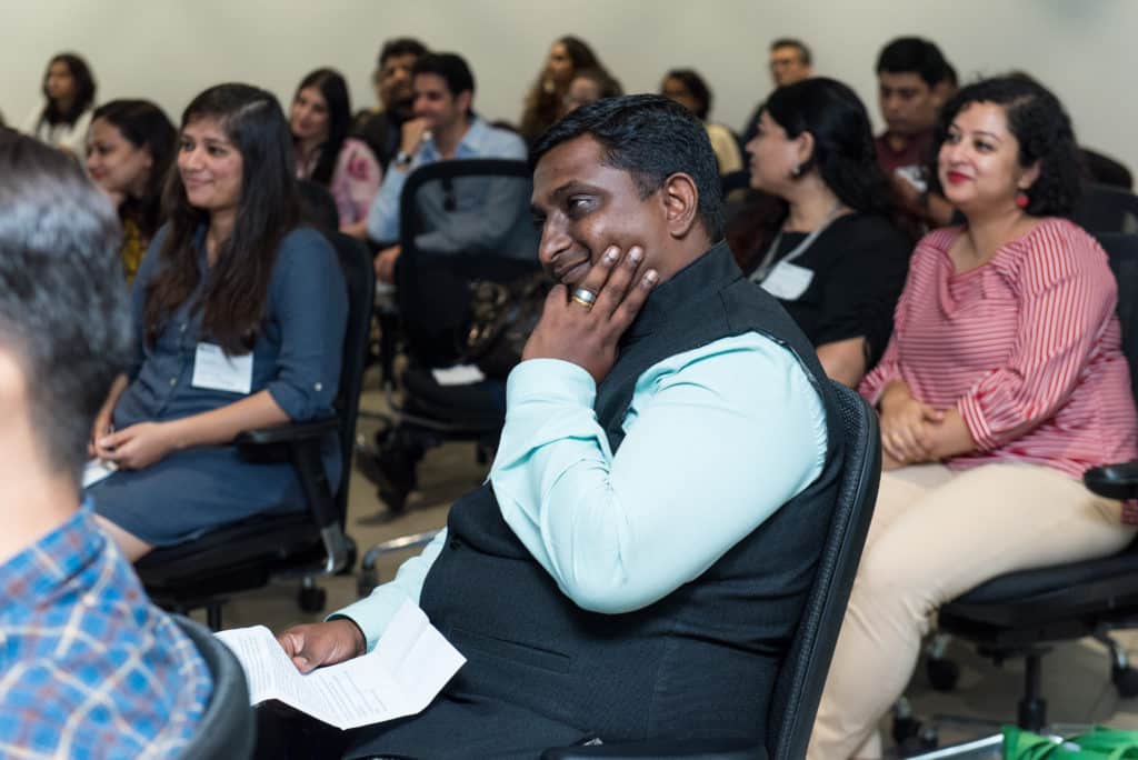 A rapt audience. A rapt audience. Photo: Arts and Culture Resources India