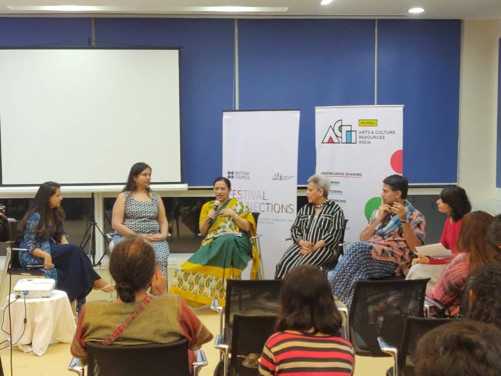 The panel in discussion. Photo: Arts and Culture Resources India