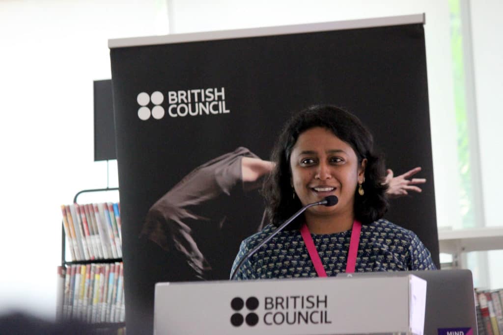 Babitha George from Unbox Festival. Photo: Arts and Culture Resources India