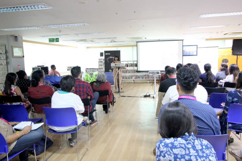 The audience waiting for the panel discussion to begin. Photo: Arts and Culture Resources India