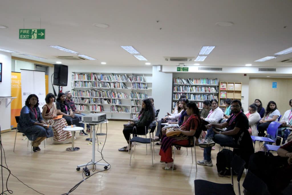 In discussion. Photo: Arts and Culture Resources India