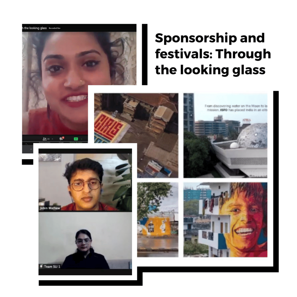 Sponsorship and festivals: Through the looking glass