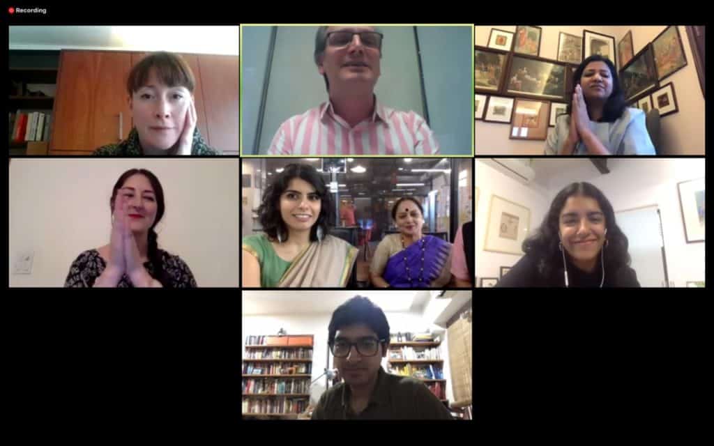 The webinar was attended by viewers from all around the world. The session saw audiences from Nepal, Indonesia, Sweden, Germany, UK and USA apart from India engage with the panelists through a very interactive Q&A system that saw the speakers answers the queries throughout the run-time. Photo: Arts and Culture Resources India