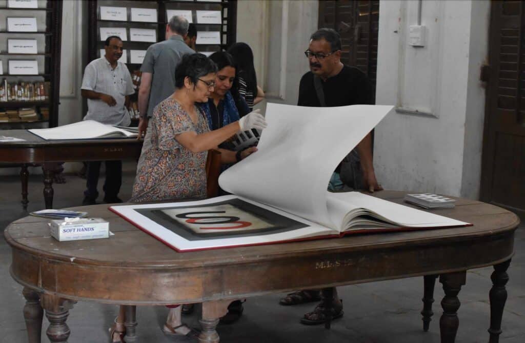 Privation by Angela Grauherholz showcased as a site-specific installation at the Madras Literary Society, CPB 2019.