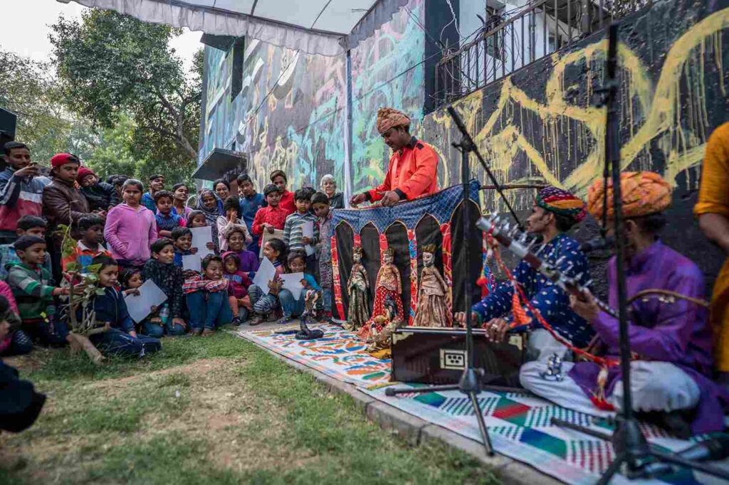 Community showcase, Lodhi Art Festival 2019. Photo: Pranav Gohil