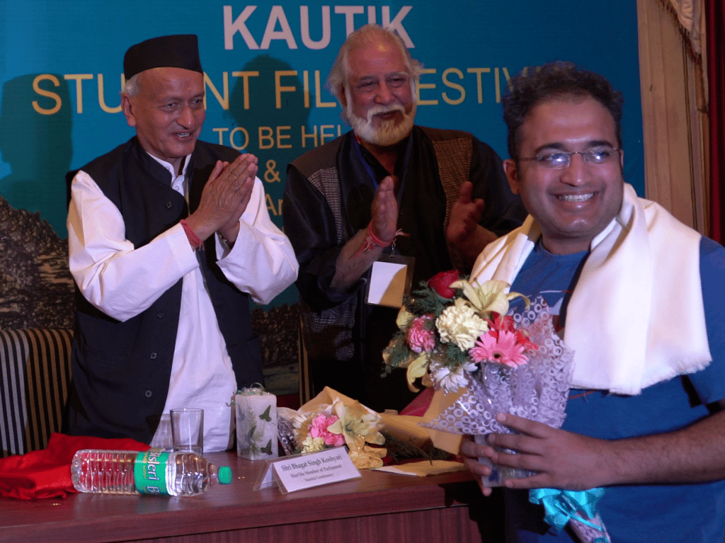 Shri Bhagat Singh Koshyari, Governor of Maharashtra, at Kautik International Film Festival 2017. Photo: Dalton