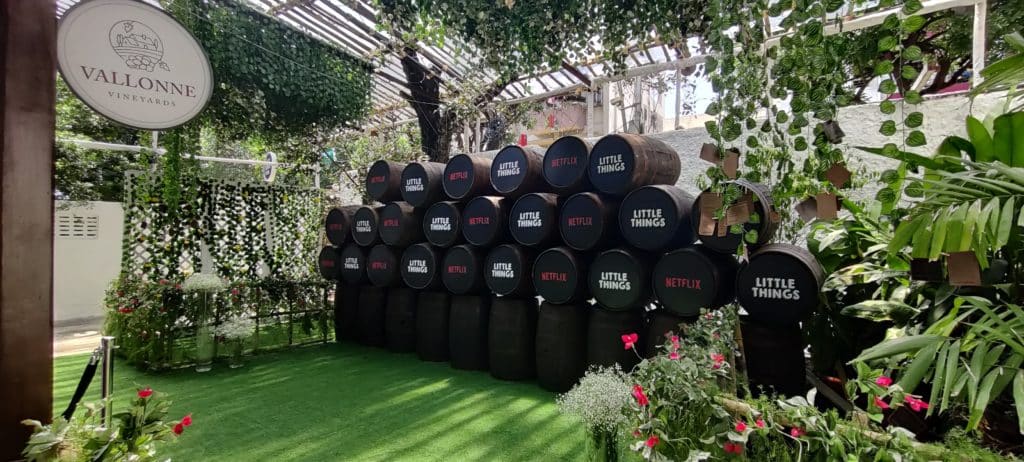 A Little Things x Netflix installation to create a unique one-of-a-kind walkthrough experience for our audiences. Photo: Hyperlink Brand Solutions