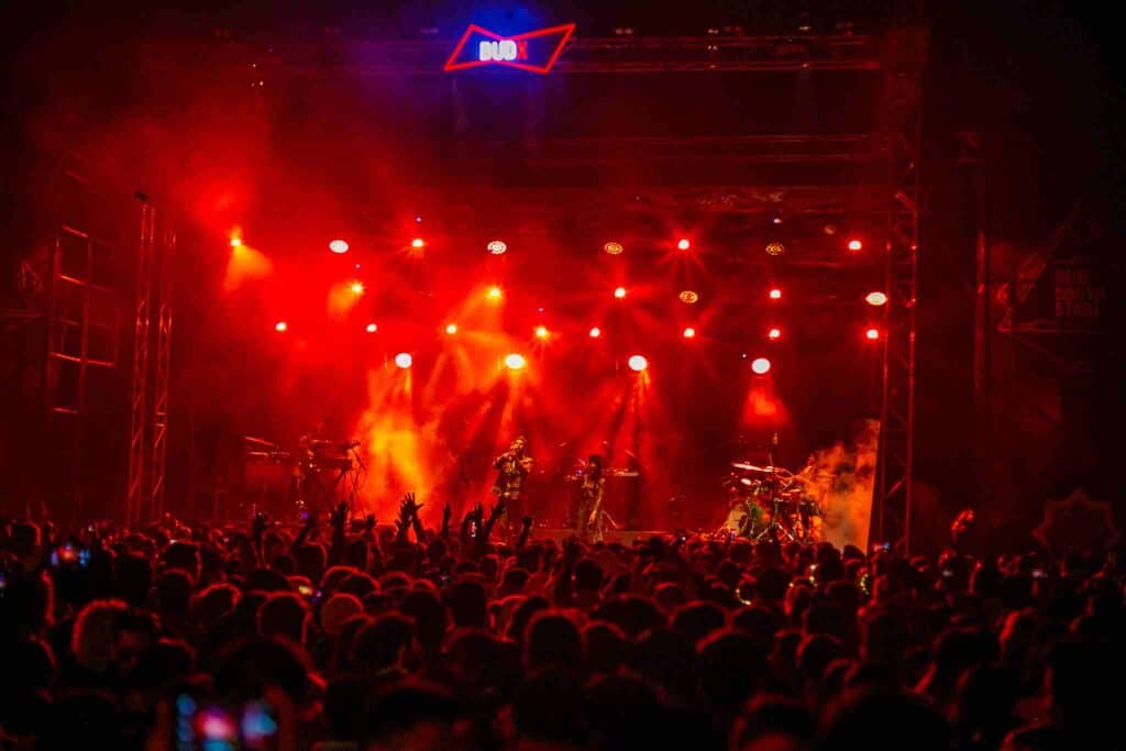 Maribou State at the BUDx South Stage at Magnetic Fields 2019. Photo: Abhishek Shukla