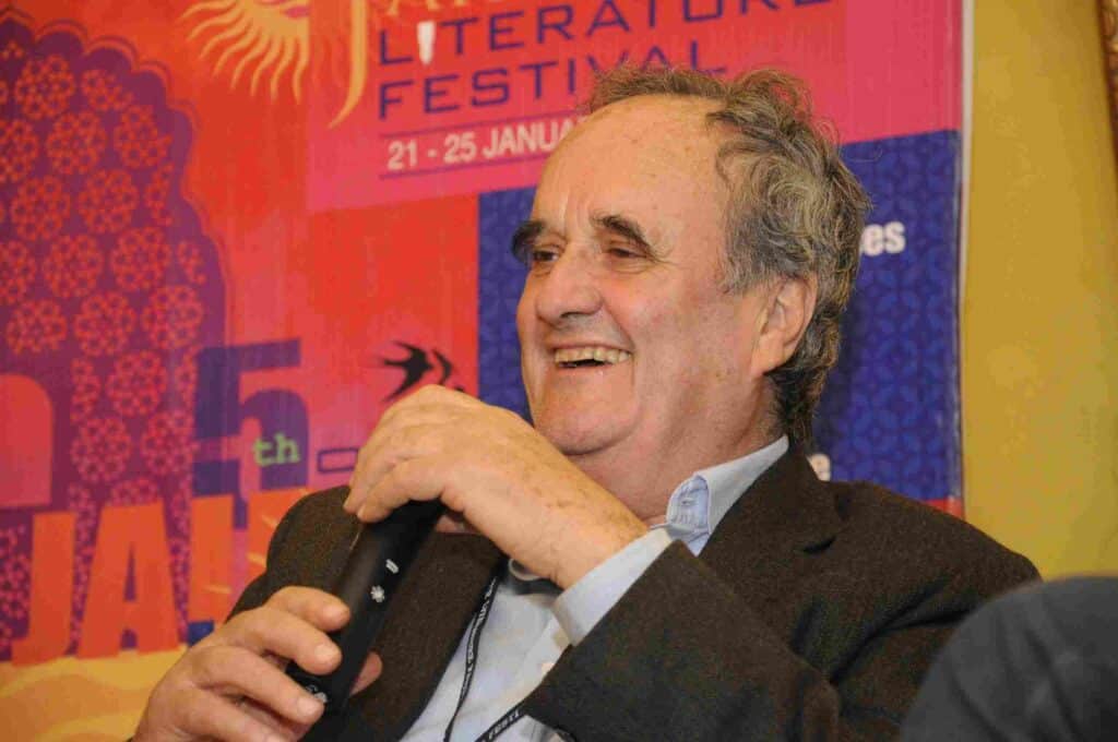 Journalist Mark Tully at the Jaipur Literature Festival. Photo: Jaipur Literature Festival Archives