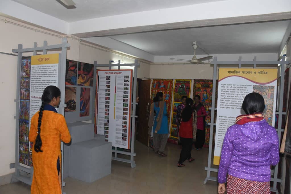 Visitors at the community museum. Photo: Banglanataka dot com