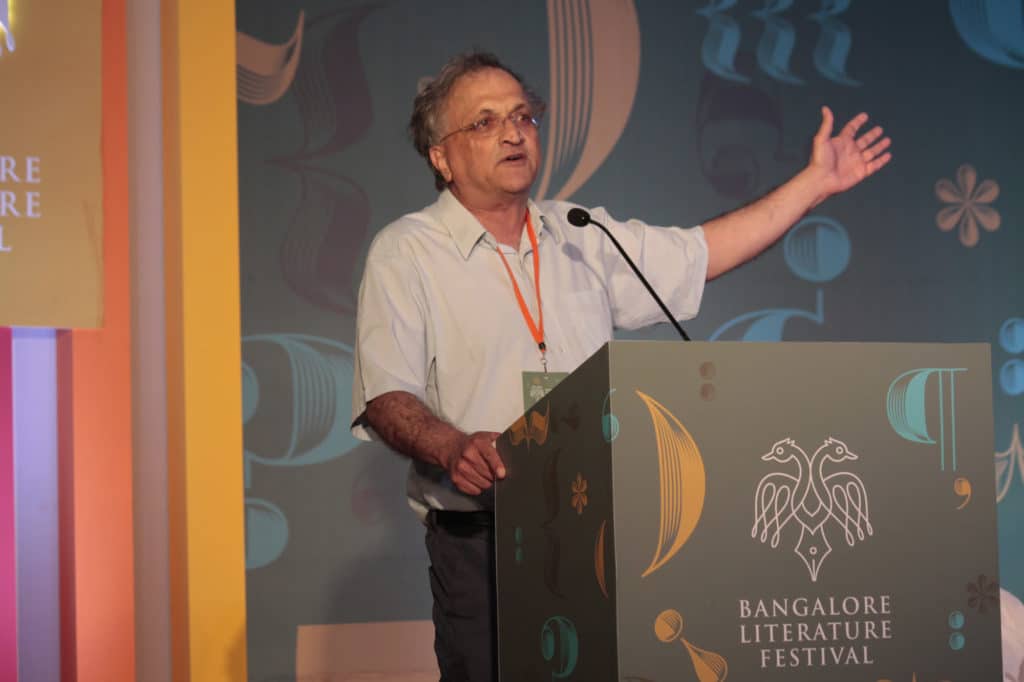 Ramachandra Guha at the Bangalore Literature Festival. Photo: Festival team - Bangalore Literature Festival