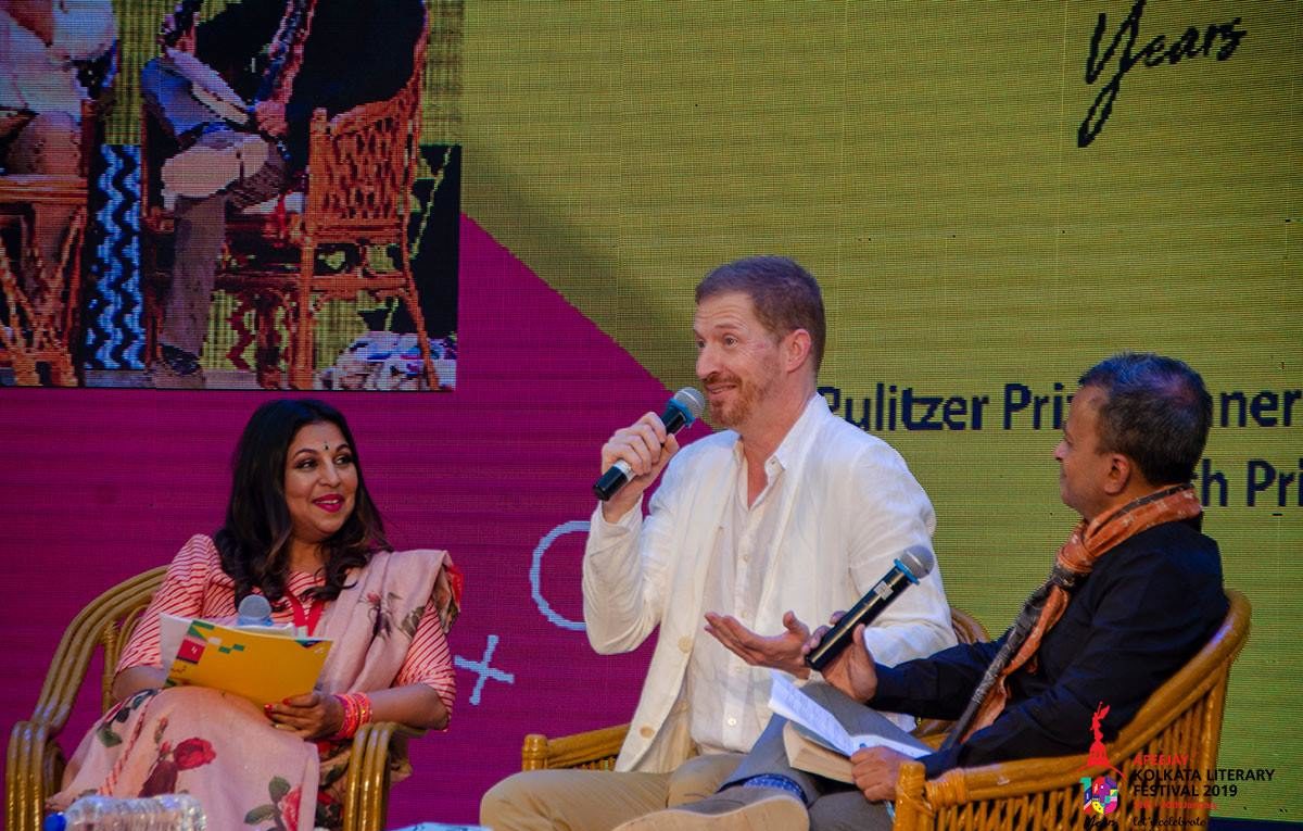 Andrew Sean Greer at Apeejay Kolkata Literary Festival 2019. Photo: Oxford Bookstore