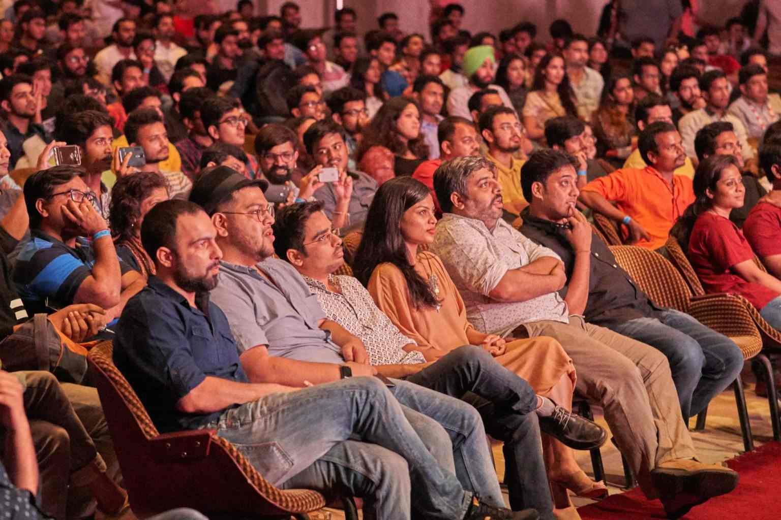 The audience at India Film Project. Photo: India Film Project