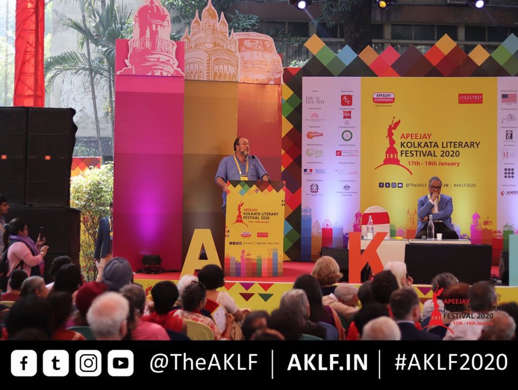 William Dalrymple at Apeejay Kolkata Literary Festival 2020. Photo: Oxford Bookstore