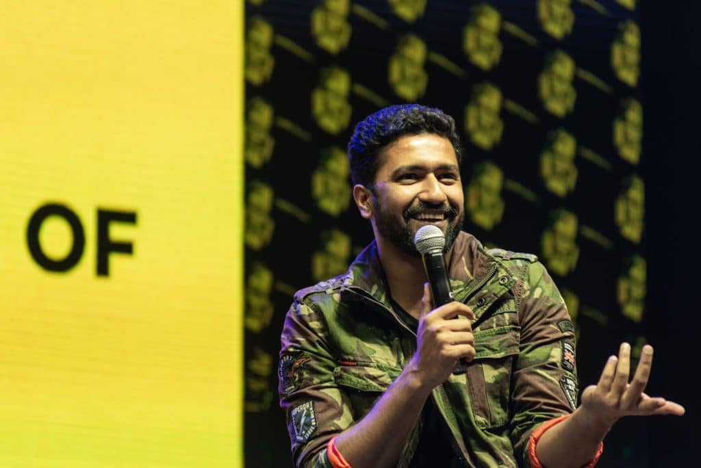 Actor Vicky Kaushal interacting with audience at India Film Project, Season 8. Photo: India Film Project