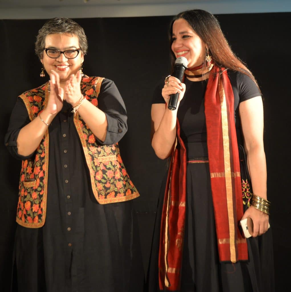 Dramebaazi 2018 Co-Curators Baisali Chatterjee Dutt (left) with Ramanjit Kaur (right). Photo: The Creative Arts