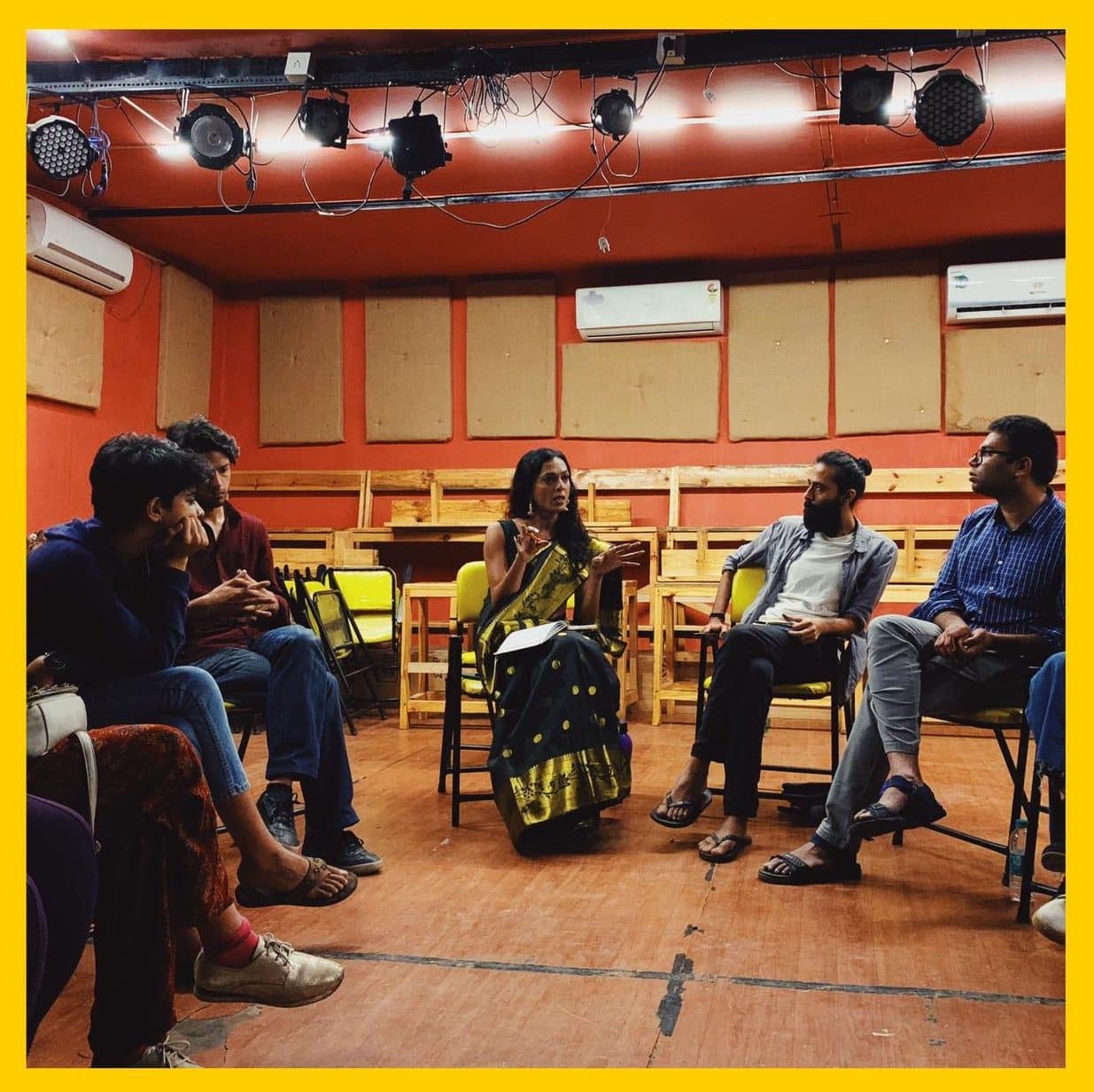 Film discussions hosted by trans artist. Photo: Asawari for Gender Unboxed