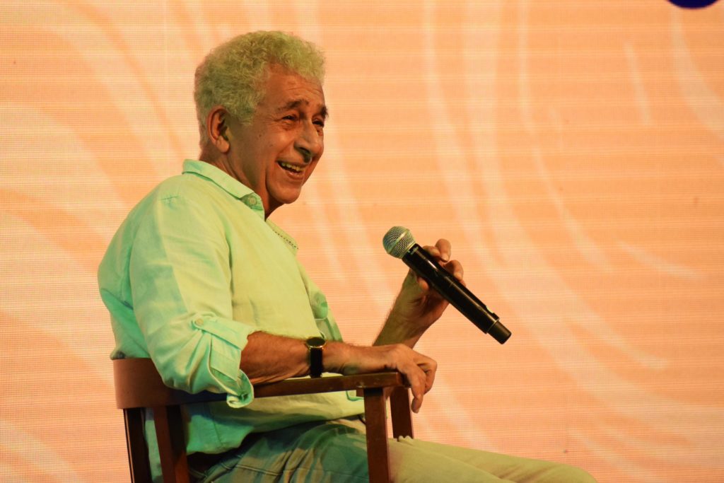 Actor Naseeruddin Shah at India Film Project. Photo: India Film Project