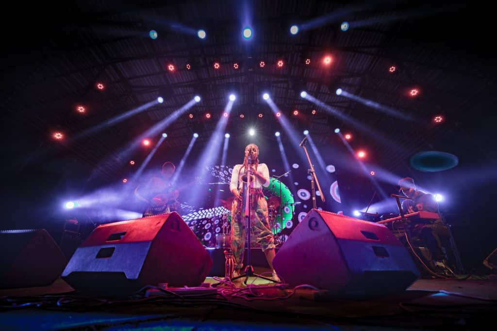 Nubya Garcia at Ziro Festival of Music. Photo: Lubna Shaheen