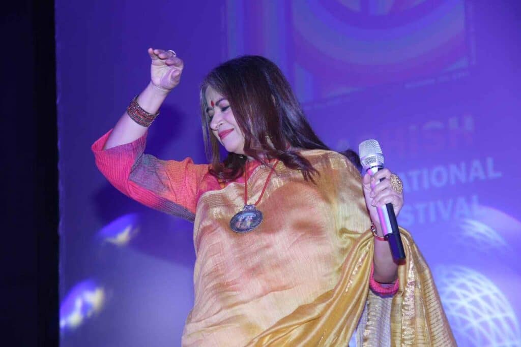 Singer Rekha Bhardwaj at at the KASHISH Mumbai International Queer Film Festival. Photo: KASHISH Arts Foundation