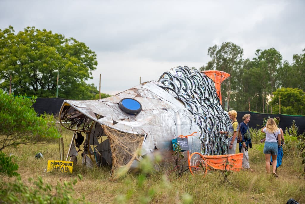 Installation at Echoes of Earth. Photo: Swordfish Events & Entertainment