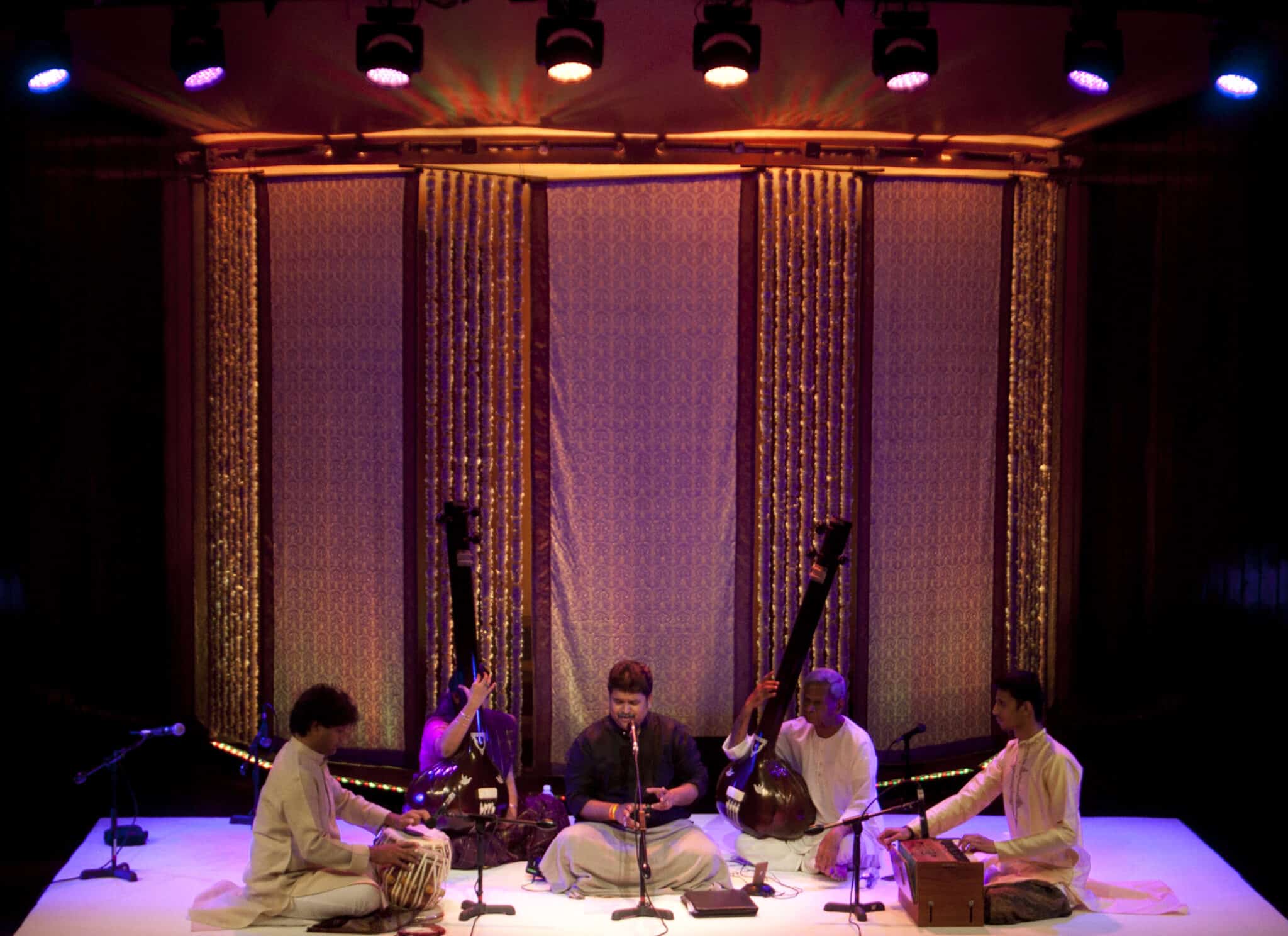 A Hindustani classical vocal recital by Bhuvnesh Komkali at Bandish: a Tribute to Legendary Composers in 2019. Photo: Narendra Dangiya/NCPA Photos