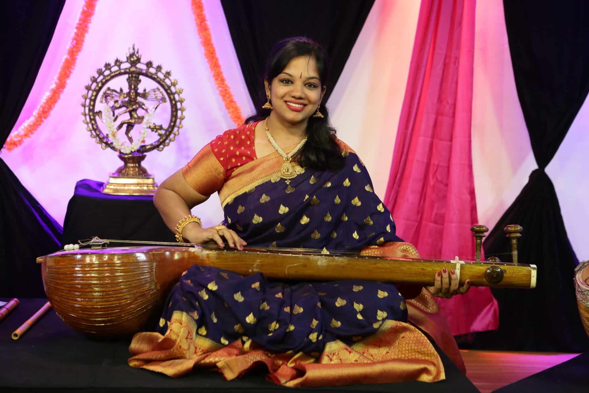 Karnatic classical vocalist Krithika Sreenivasan