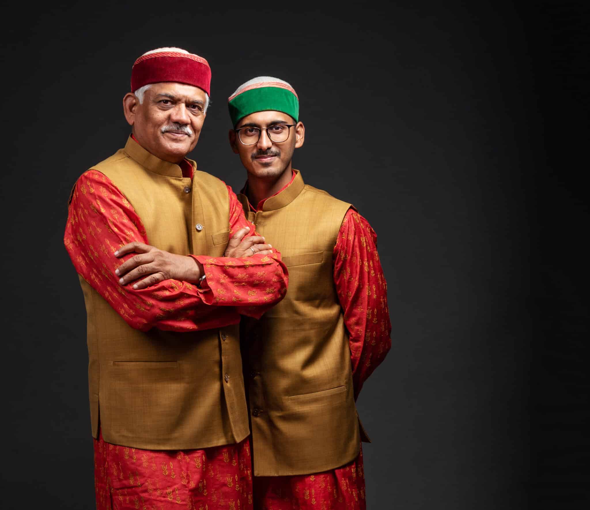 Hindustani classical singers Umakant Gundecha and Anant Gundecha