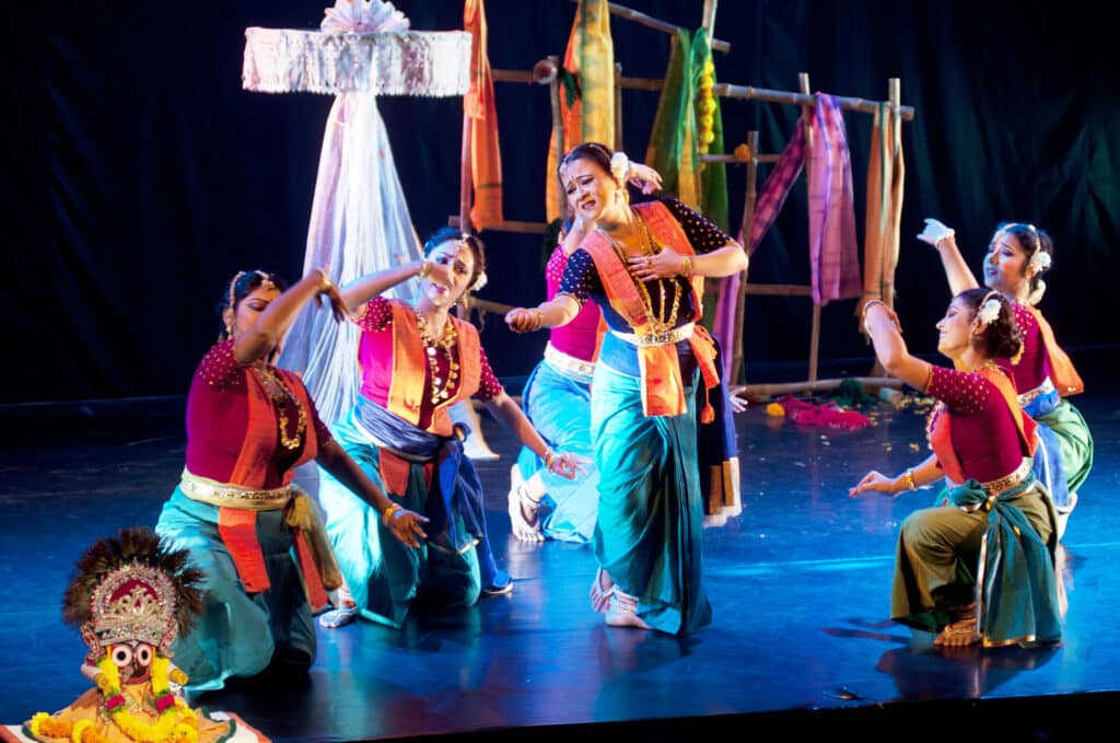 Bimbavati Devi and Manipuri Nartanalaya at Nakshatra 2018. Photo: NCPA Photos/Narendra Dangiya