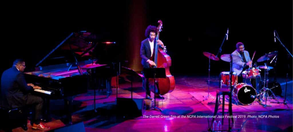 The Darrell Green Trio at the NCPA International Jazz Festival 2019. Photo: NCPA Photos