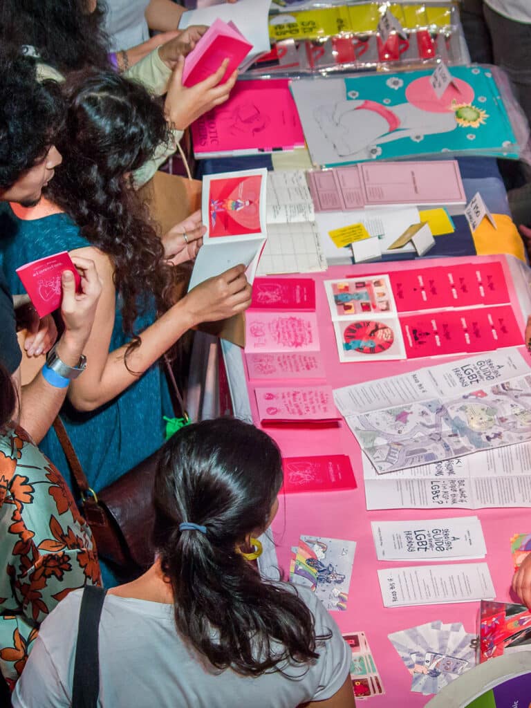 Zine Bazaar. Photo: Gaysi Family