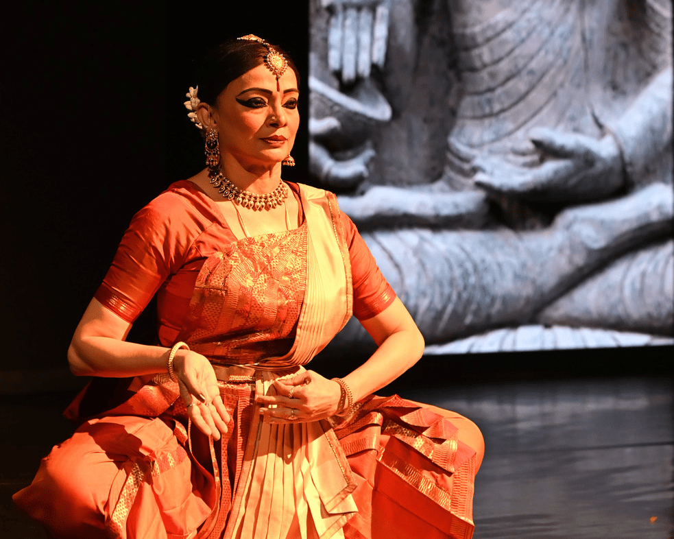 Bharatanatyam dancer Mallavika Sarukkai, NCPA Pravaha Dance Festival, 2019. Photo: NCPA Photos