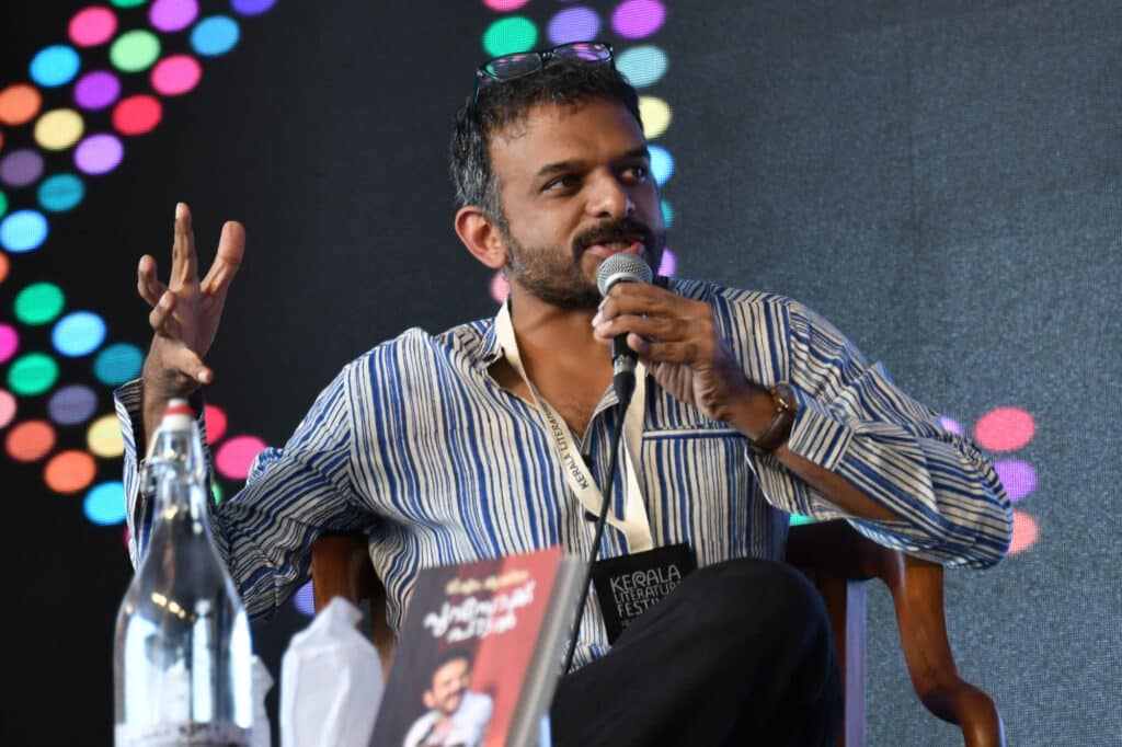 కేరళ లిటరేచర్ ఫెస్టివల్ 2019లో TM కృష్ణ. ఫోటో: kerala Literature Festival