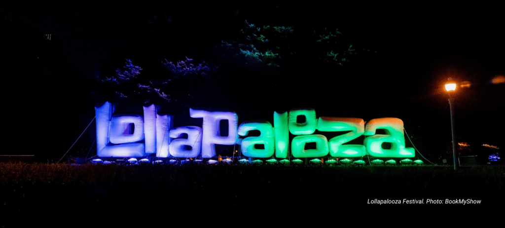 Lollapalooza Festival. Photo: BookMyShow