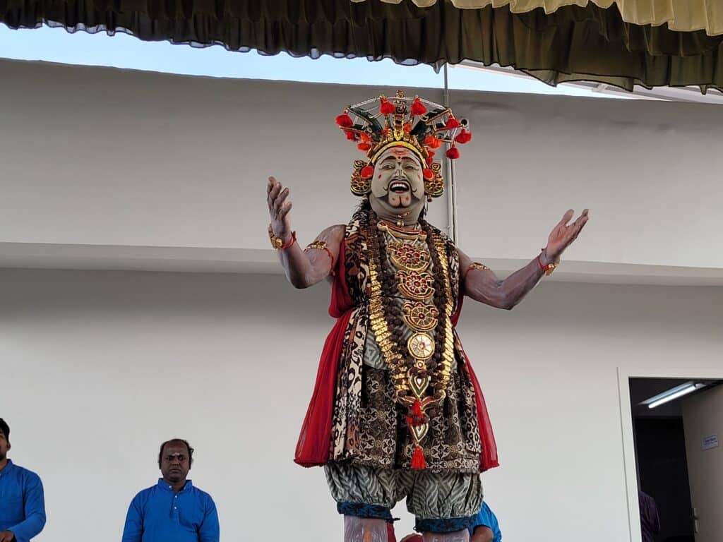 Performance by Kattaikuttu Sangam. Photo: Pickle Factory