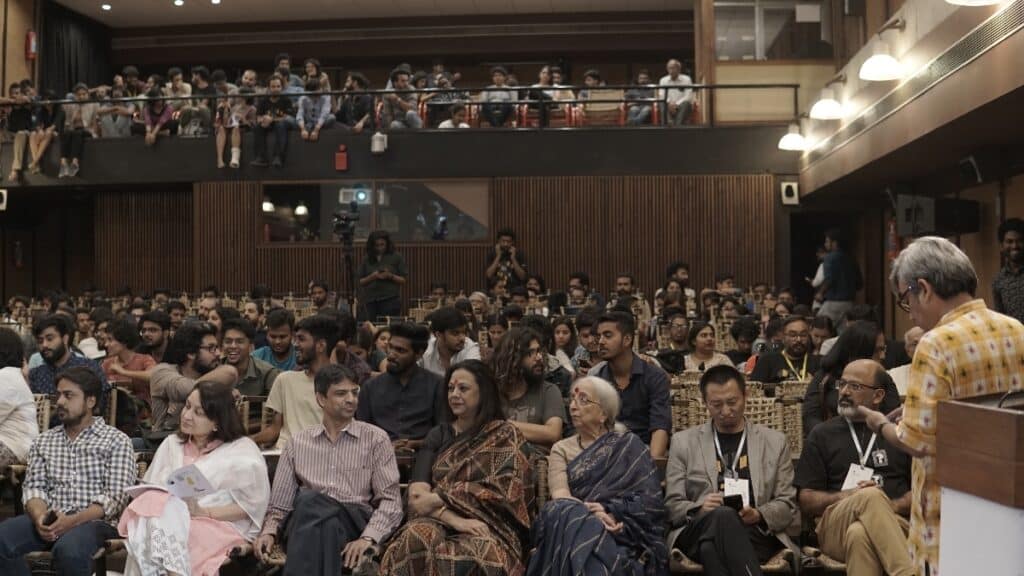 Audiences at the Alpavirama International Youth Film Festival