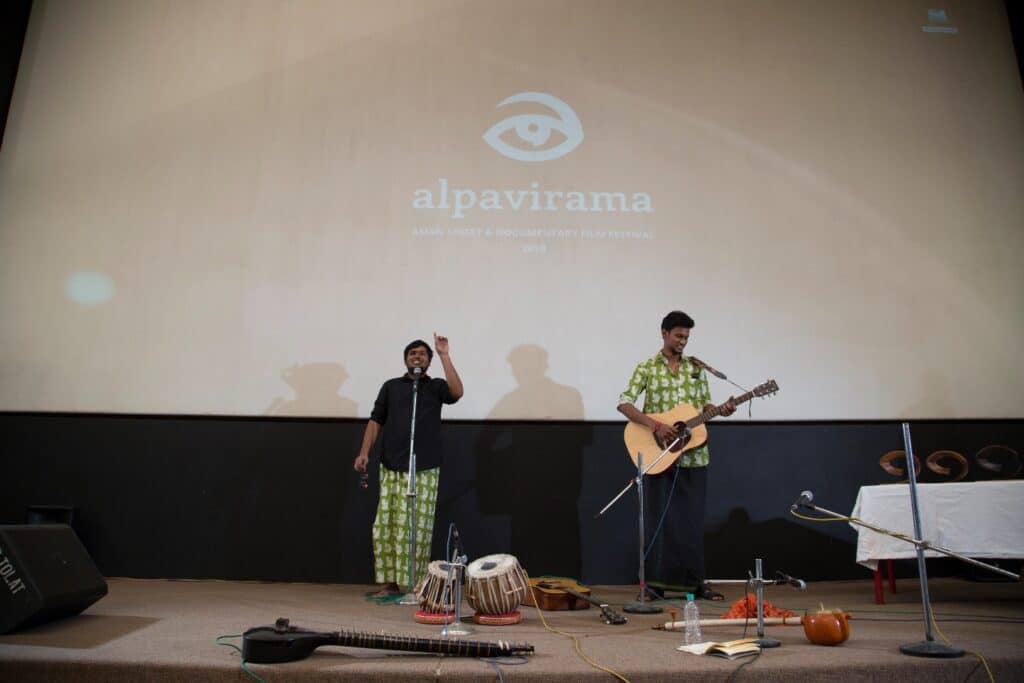 Performance at the Alpavirama International Youth Film Festival