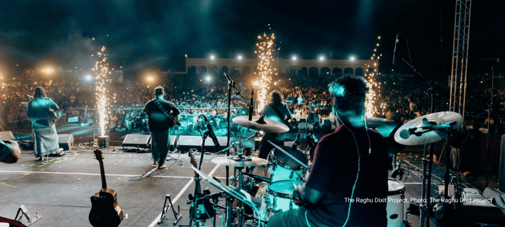 The Raghu Dixit Project. Photo: The Raghu Dixit Project at Mahindra Roots Festival