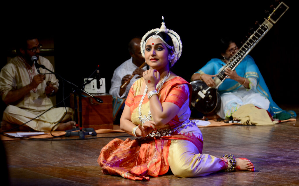 Artists performing at Mudra Dance Festival
