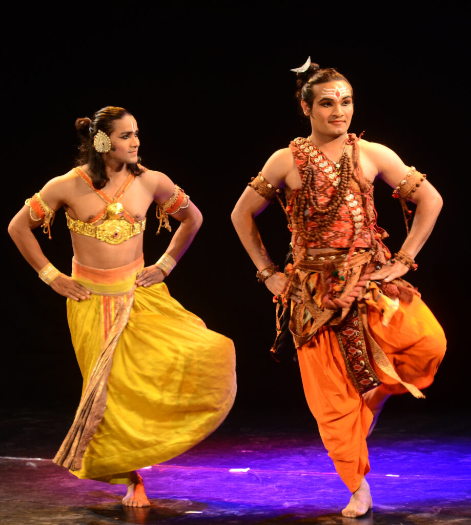 Performance by Sonal Mansingh and troupe at Mudra Dance Festival