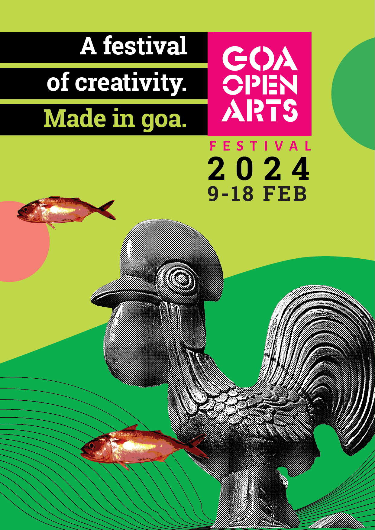 Goa Open Arts Festival 2024_Poster